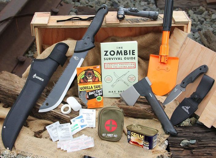 zombie, survival, kit