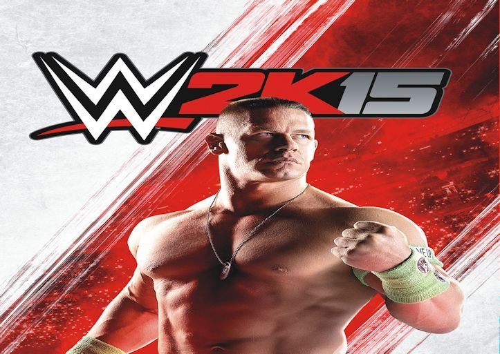 The cover of wwe 2k15.