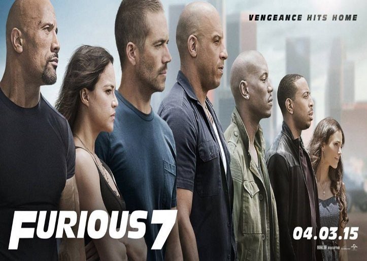 The poster for Furious 7.