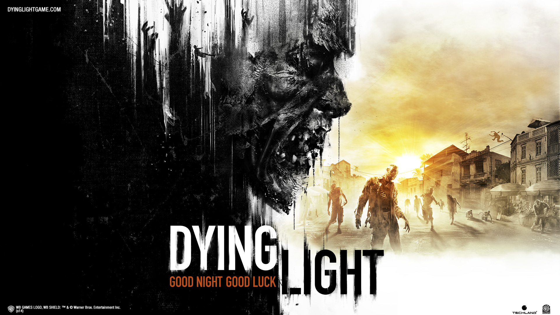 A poster showcasing the intense and dark world of Dying Light.