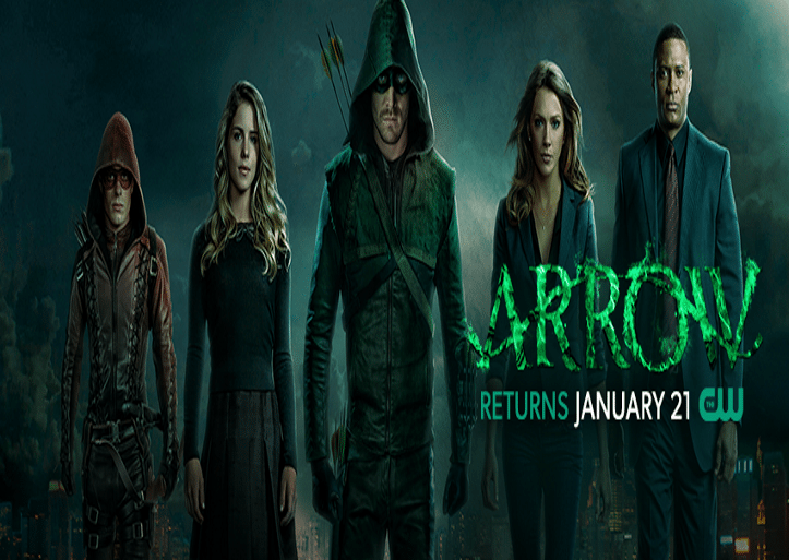 Arrow tv series return in January 2019.