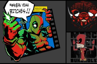 Deadpool tees available at Ript Apparel.