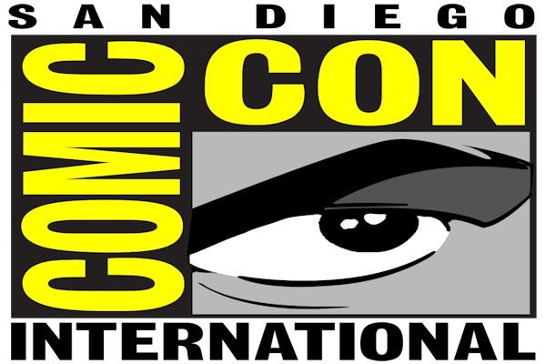 The logo for San Diego Comic Con featuring a fox design.