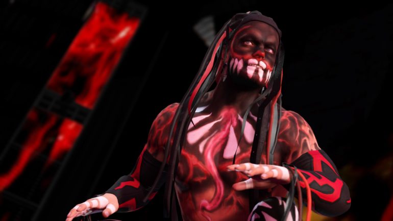 A wrestler with dreadlocks featured in WWE 2K16.