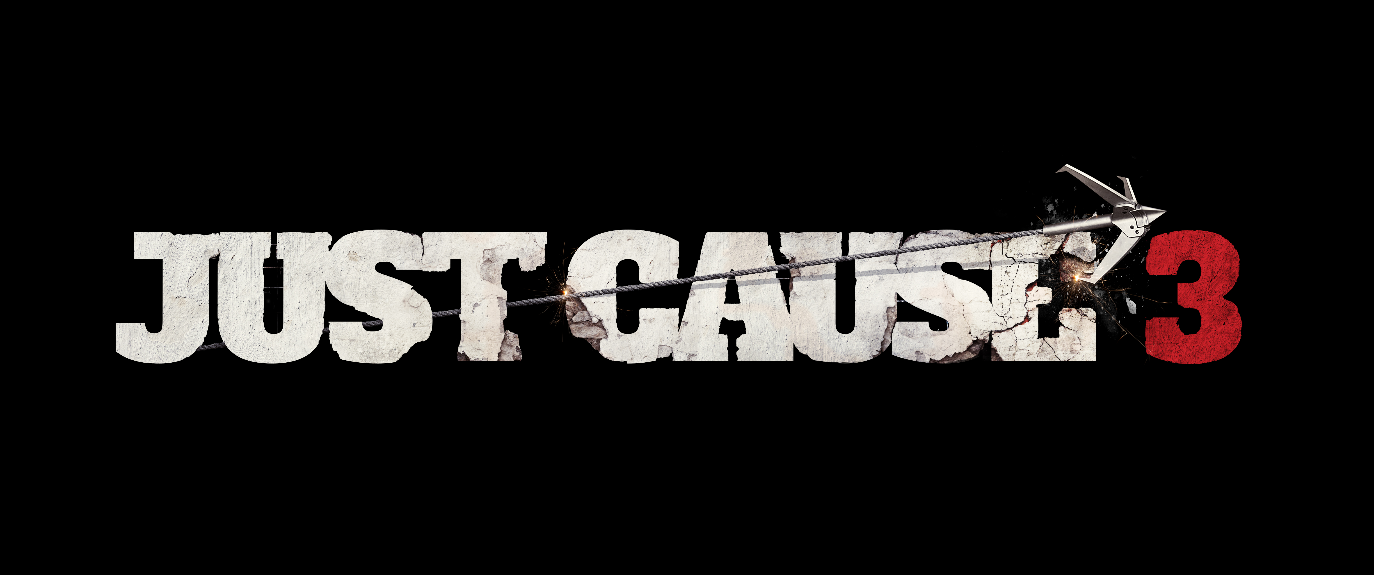 Just Cause 3 logo on a black background.