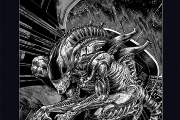 The cover of the original Aliens comic series.