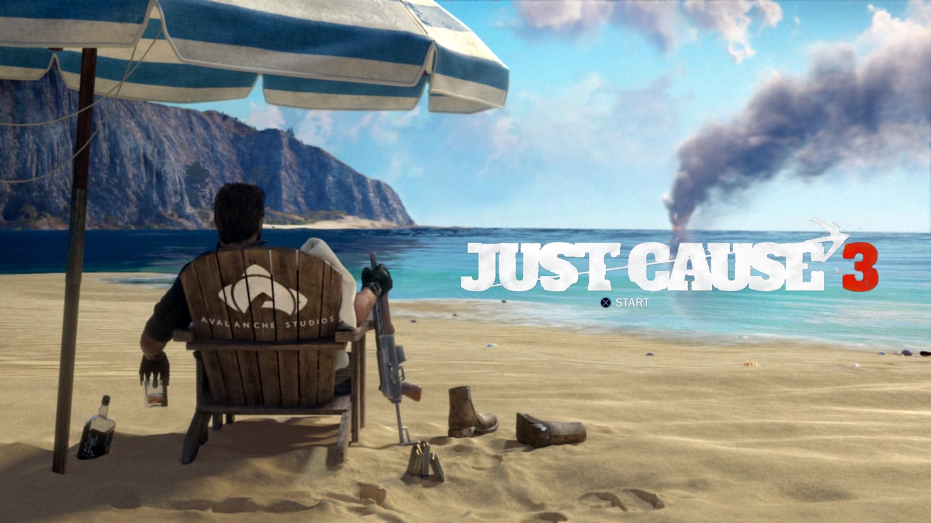 Just Cause 3 - start screen