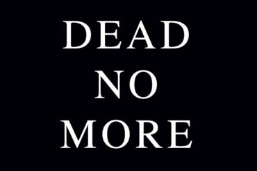 A black background with the words "dead no more" featuring Marvel characters.