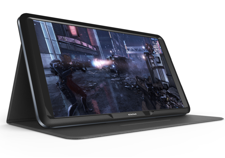 A tablet with an M-155 video game.