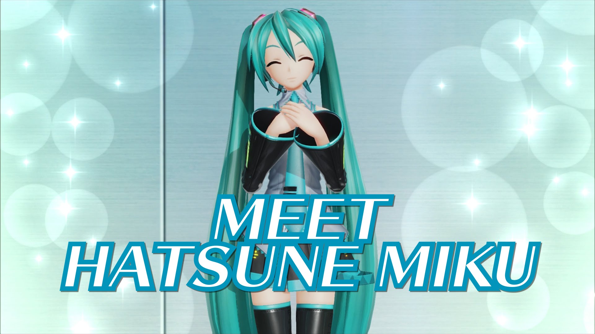 Experience the virtual idol phenomenon Hatsune Miku in Hatsune Miku: Project DIVA X.