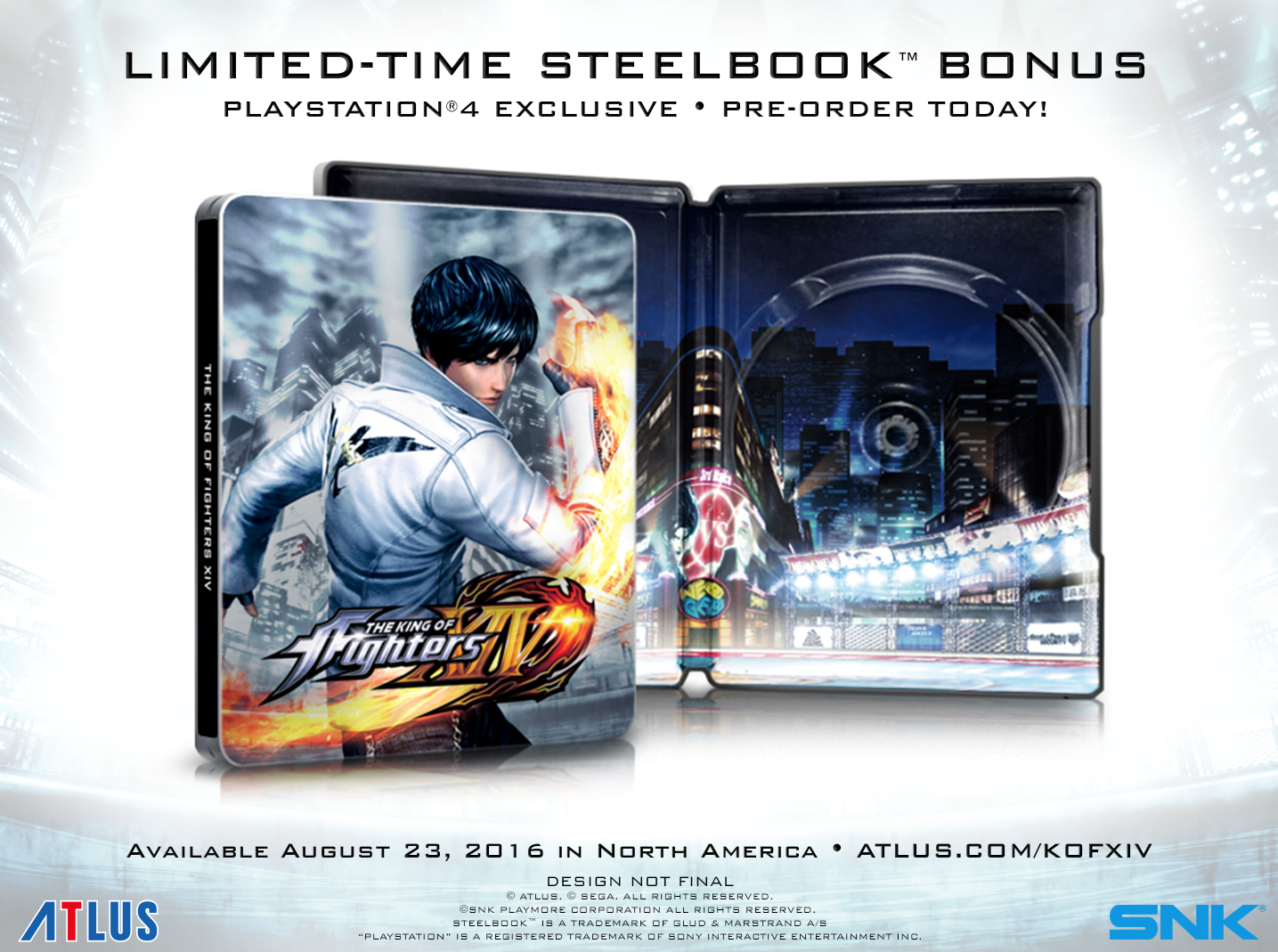 King of Fighters XIV - steelbook