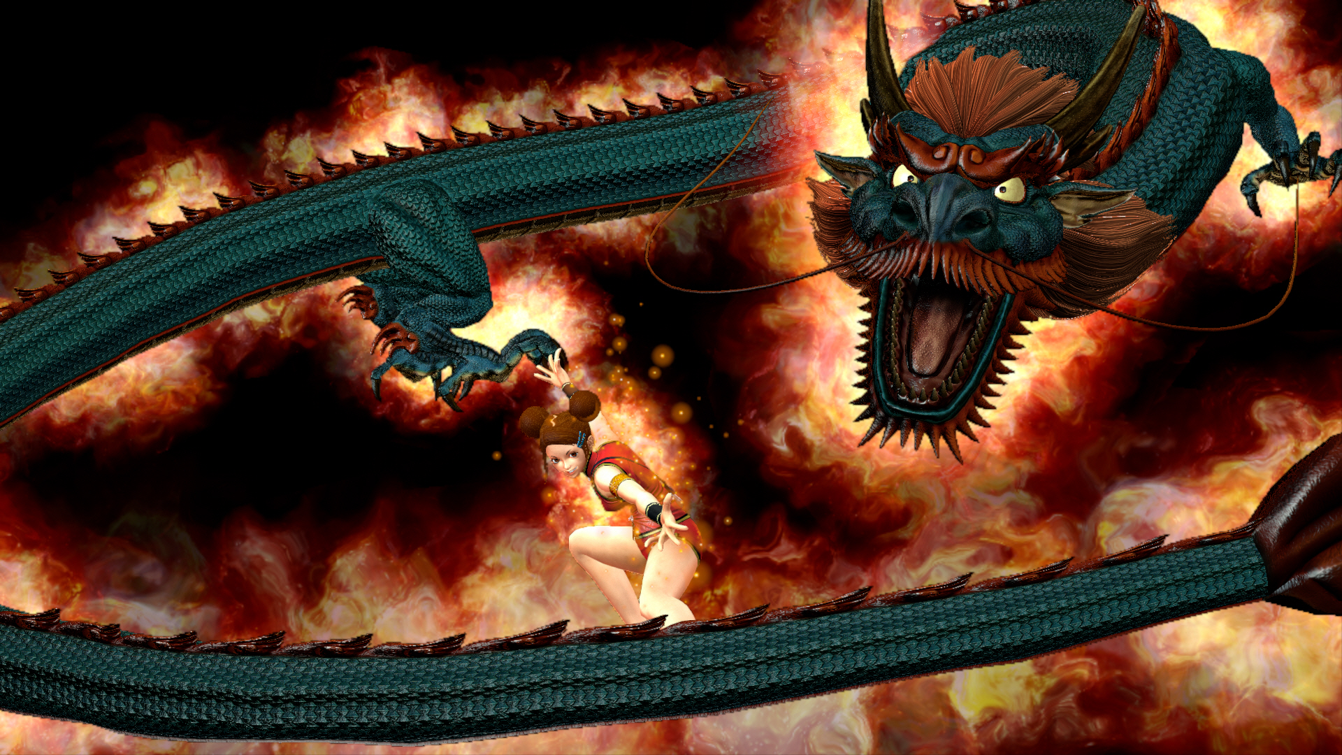 King of Fighters XIV - Mui Mui dragon