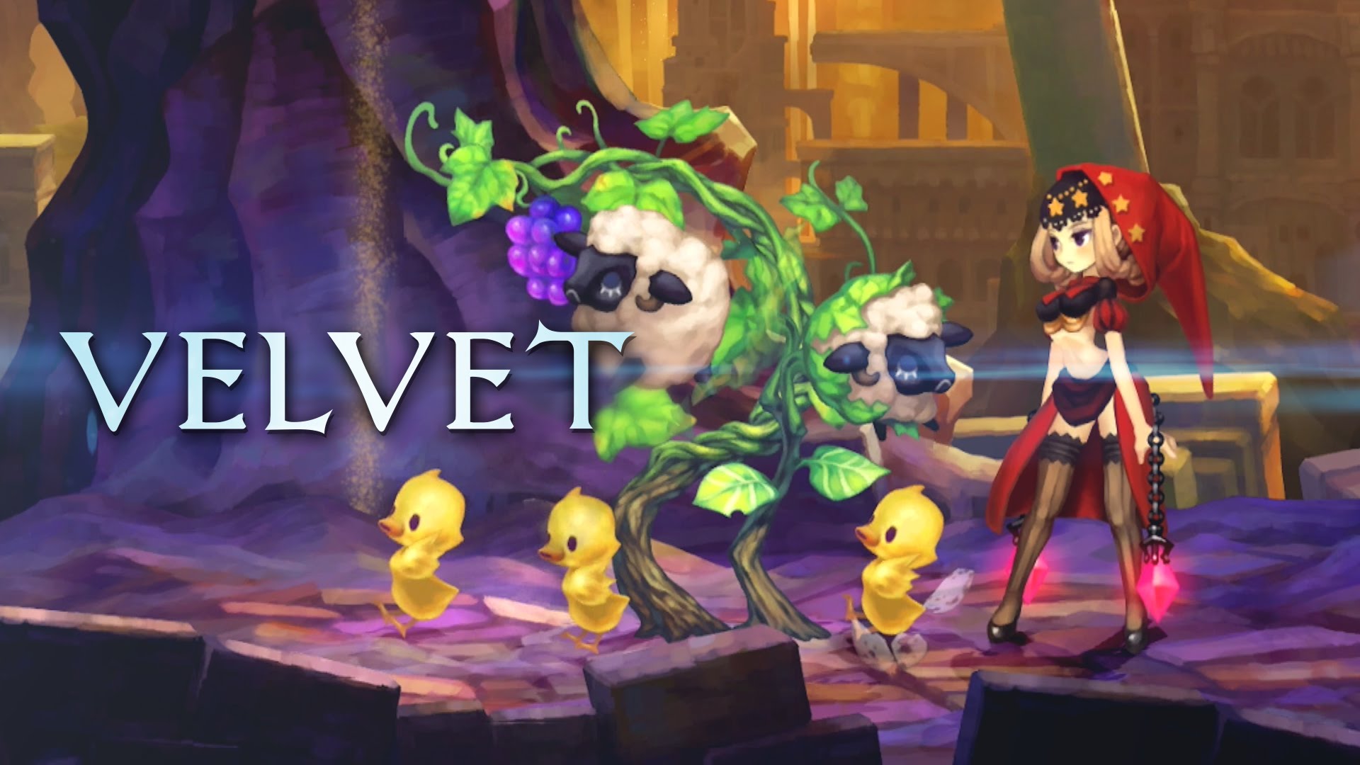 Velvet - Odin Sphere Leifthrasir inspired video game with a girl and some ducks.
