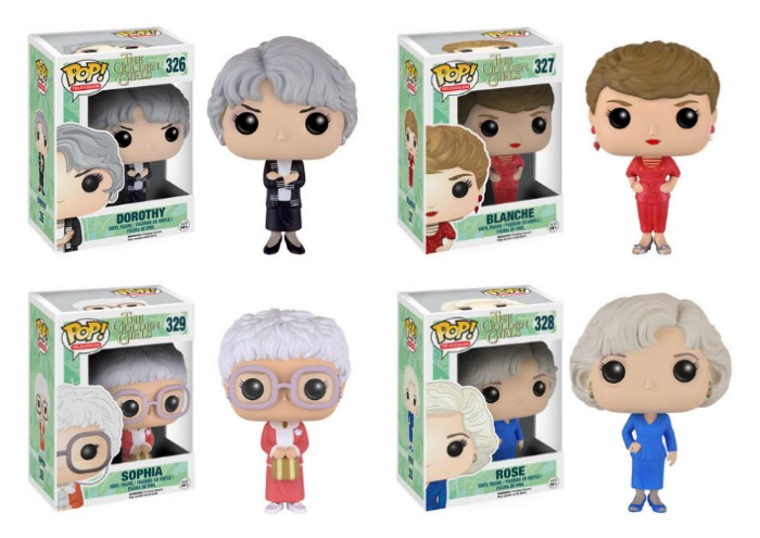 Funko Pop vinyl figures featuring The Golden Girls.