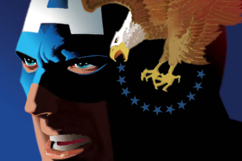 Captain America's standoff.