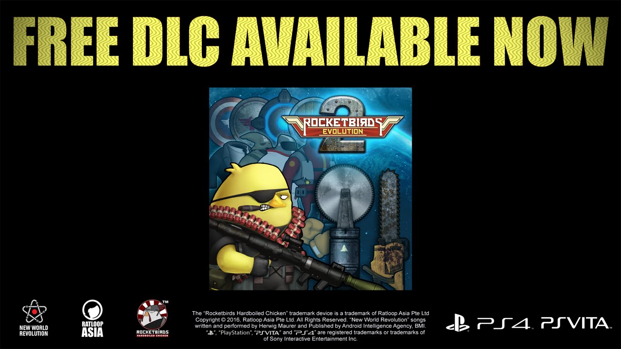 Free Rocketbirds 2: Evolution DLC available now for ps vita.