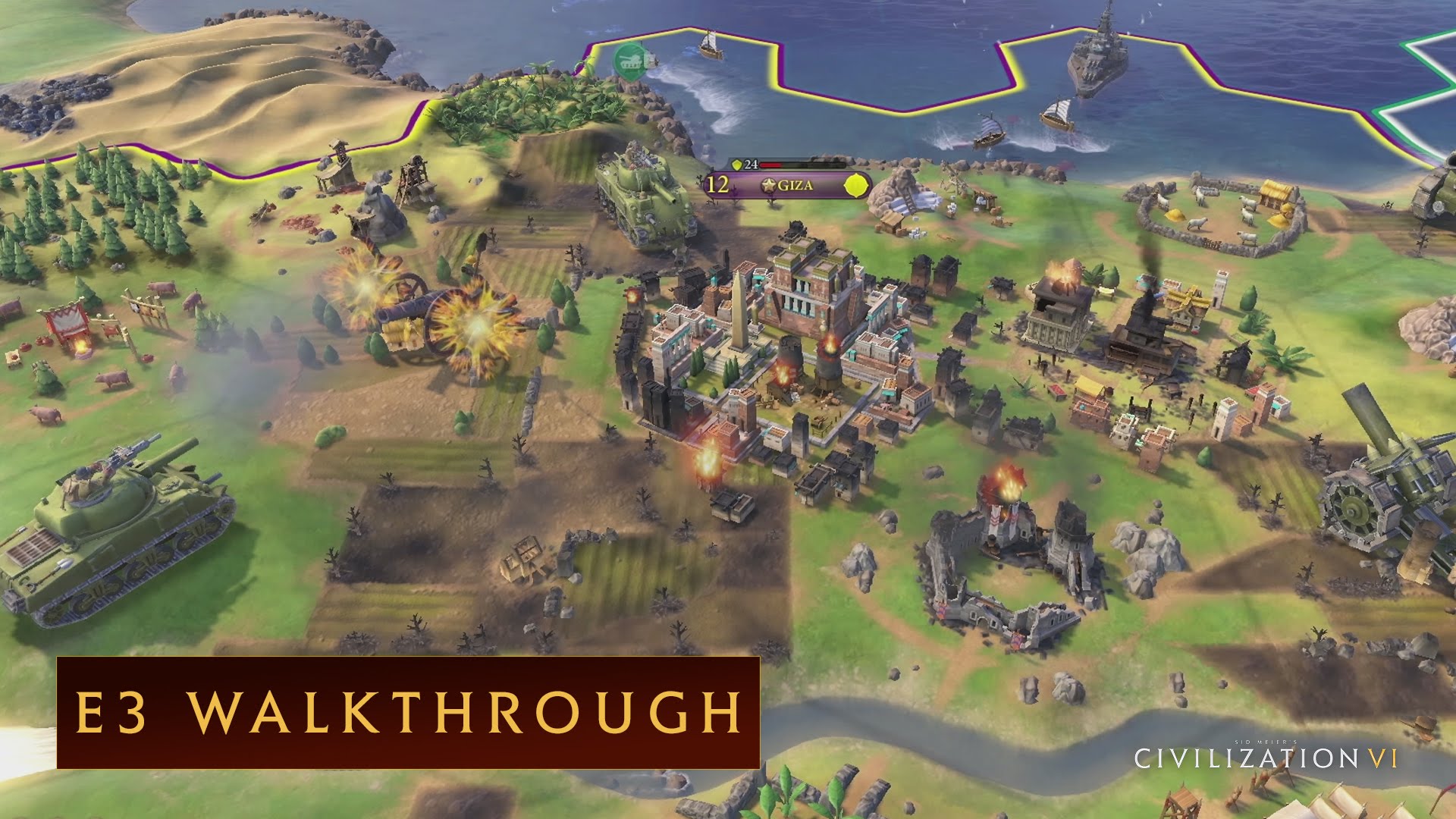 A screenshot of Civilization VI e3 walkthrough.