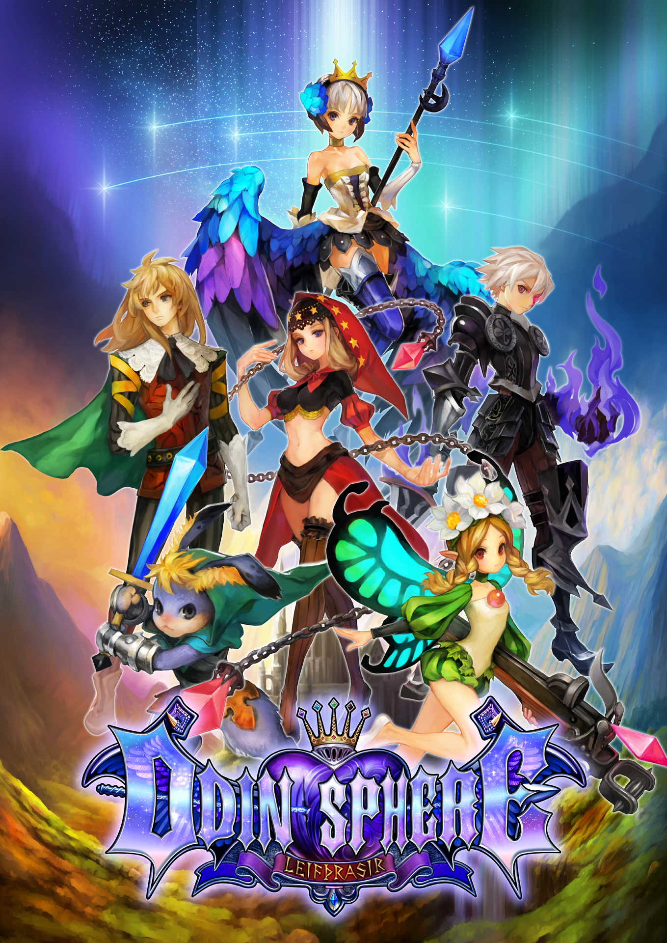 A poster featuring the game Odin Sphere Leifthrasir.
