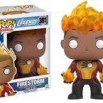 A Funko Pop vinyl figure of Firestorm.