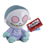 A Nightmare Before Christmas plush toy with a skeleton design.