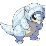 A Pokémon character with a white body.