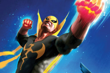 The cover featuring Iron Fist 1.