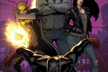 The Defenders' cover.