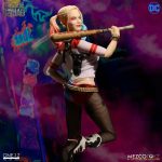 Harley Quinn action figure wielding a bat.