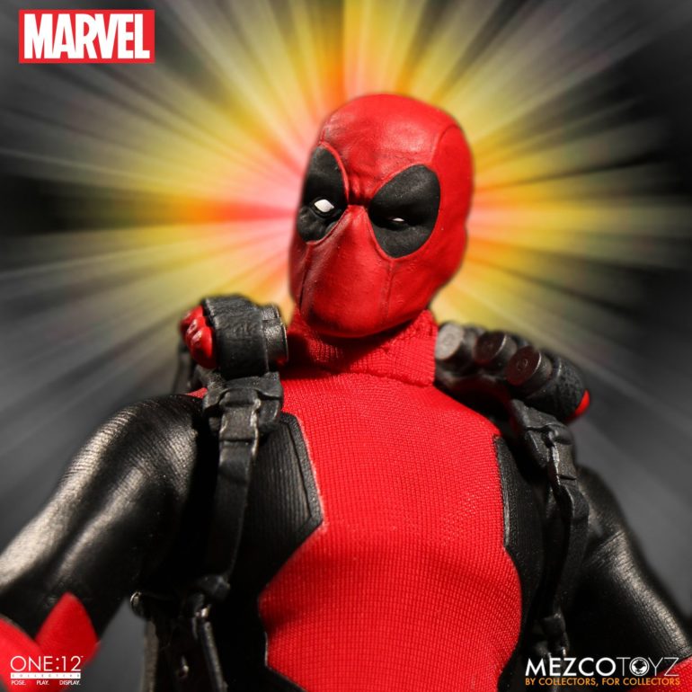 Deadpool action figure.