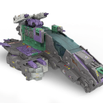 A Trypticon toy vehicle is shown.