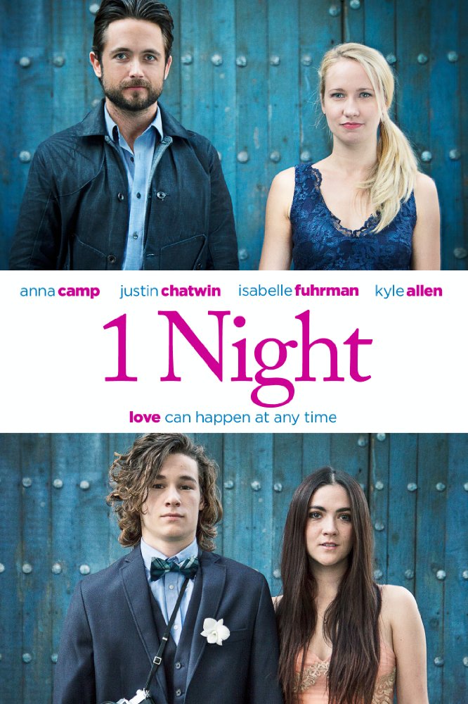 A poster for the movie starring in 1 night.