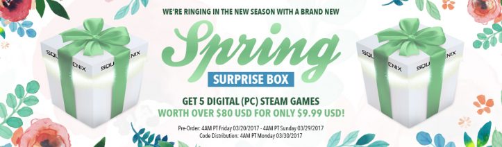 Spring Surprise Box 2 Square Enix Brings Back the Surprise Box Square Enix - Spring Box