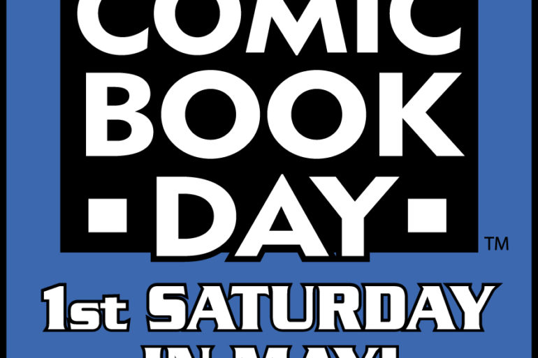 Free comic book day event takes place on the first Saturday in May.