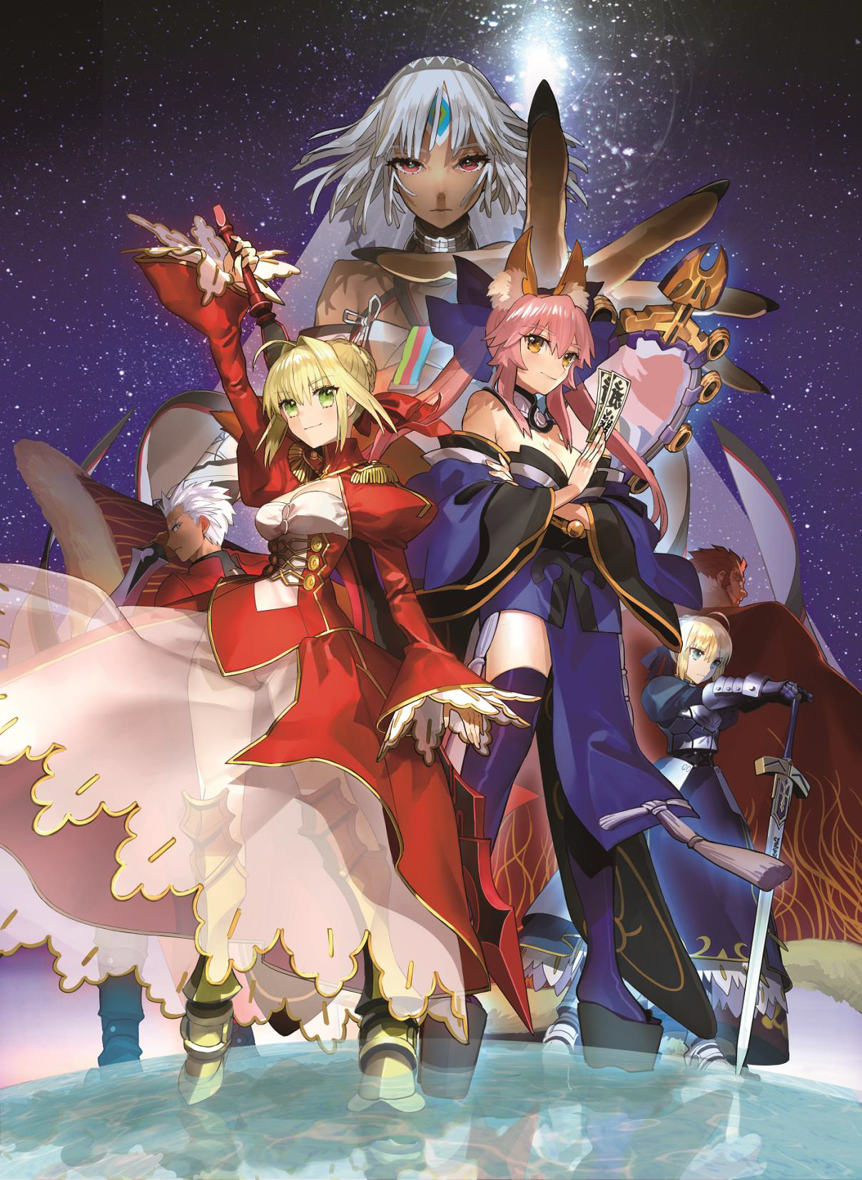 Fate/EXTELLA: The Umbral Star - key art 02