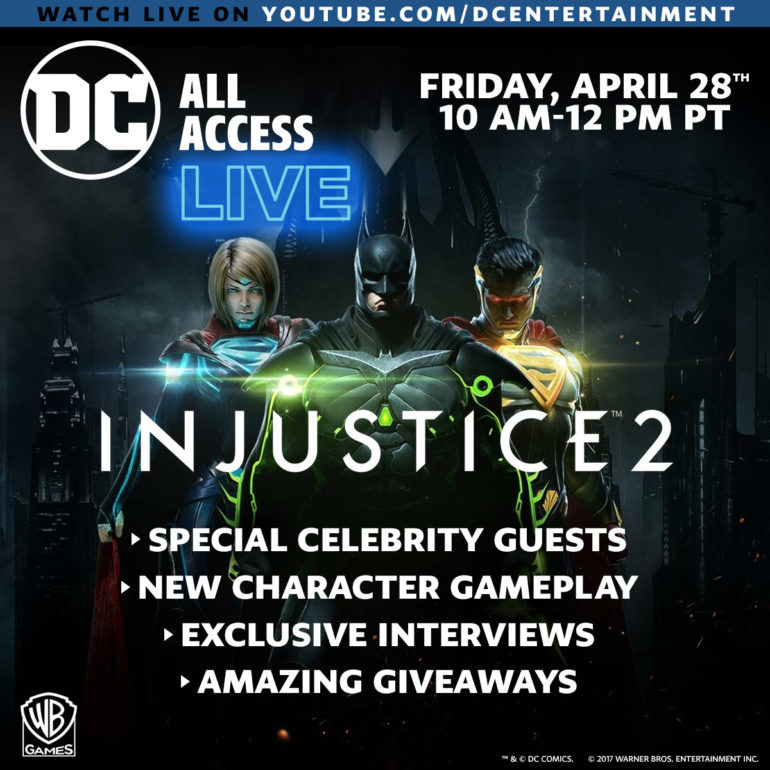 Dc all access live - Injustice 2.