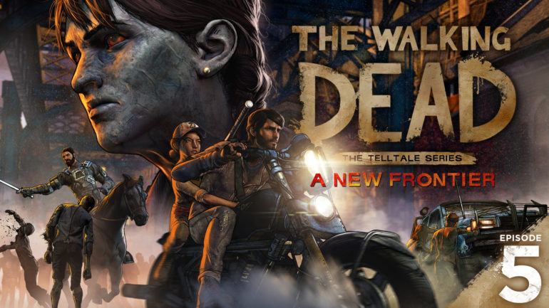 The Walking Dead - A New Frontier - season finale logo