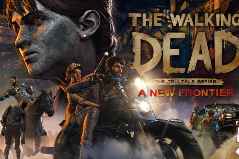 The Walking Dead - A New Frontier - season finale logo