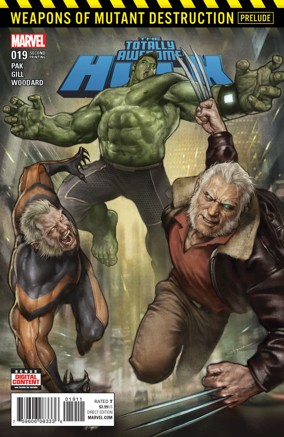 The Totally Awesome Hulk vs. Mutant Destruction cover.
