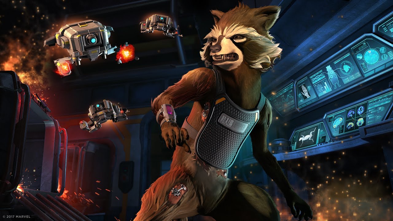 Wallpaper featuring Rocket Raccoon from Guardians of the Galaxy.