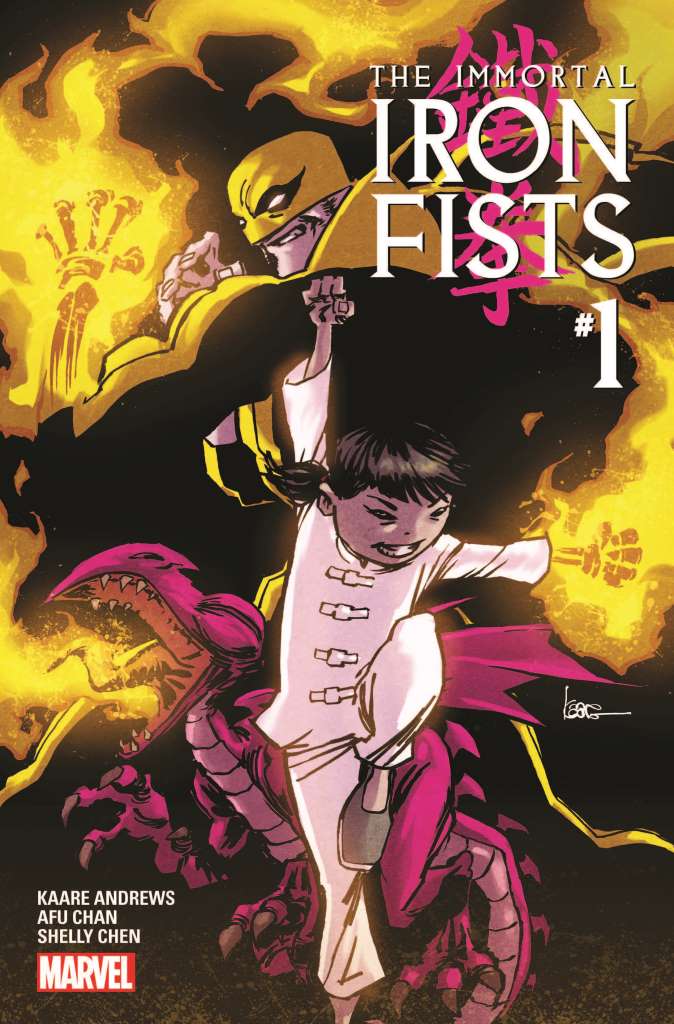 The cover of Iron Fist's 1, available on ComiXology.