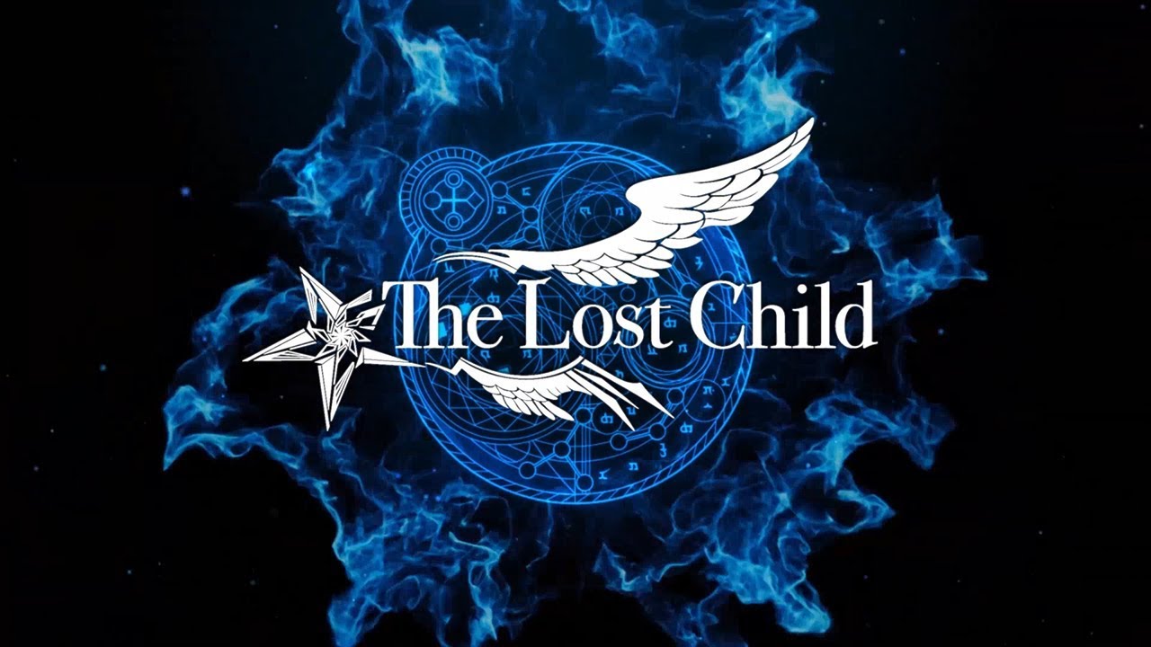 The Lost Child logo on a black background.