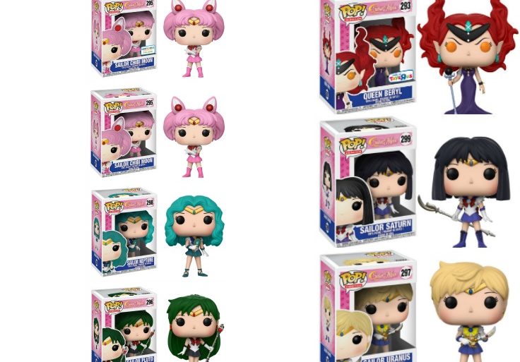 Sailor Moon collectible figurines.