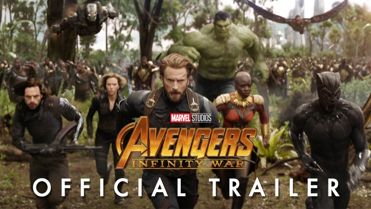 Avengers infinity war official trailer showcases the epic battle between superheroes and a powerful villain threatening the universe.