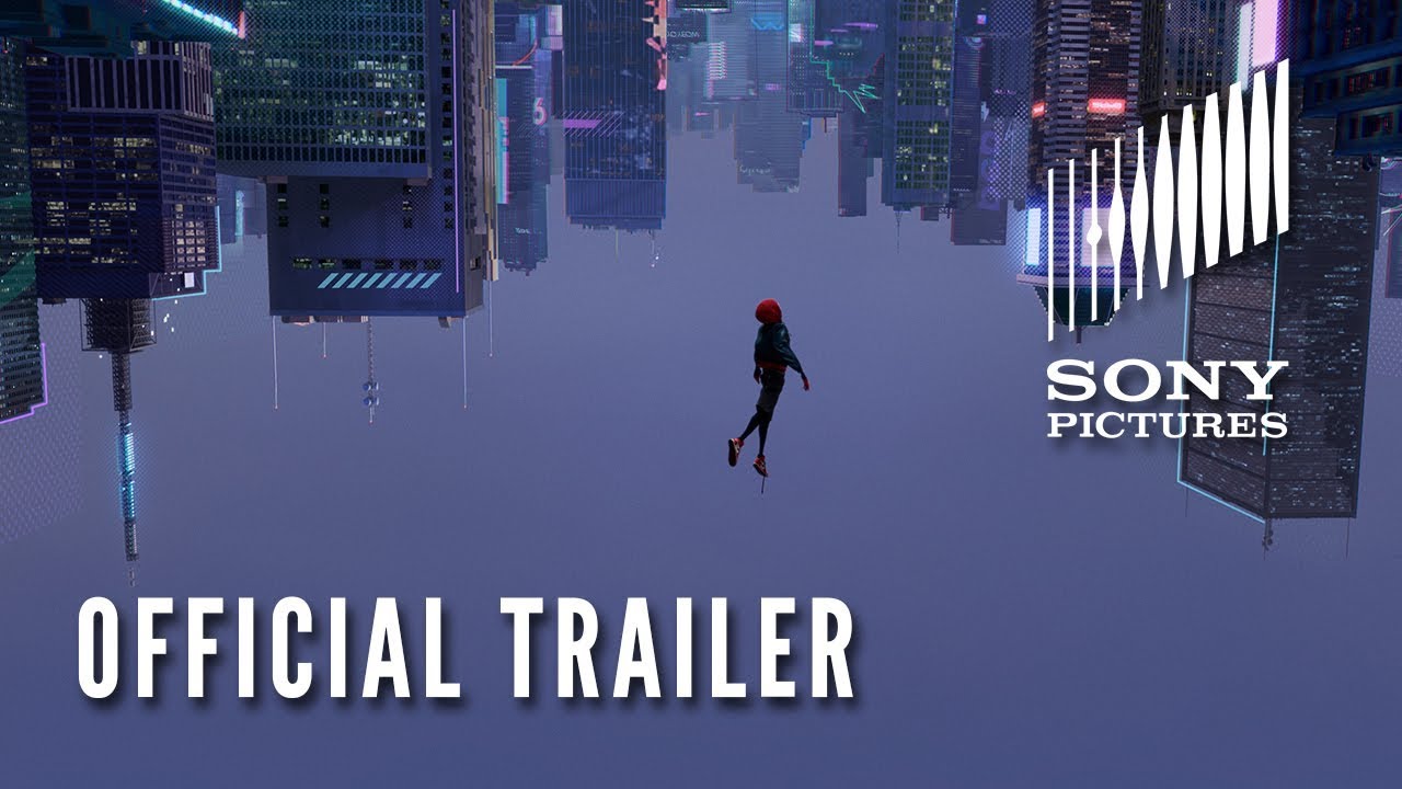 Spider-man: the spider-verse official trailer featuring Jurassic World: Lost Kingdom.