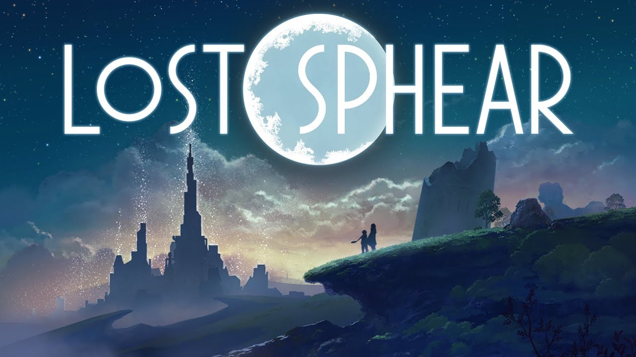 The logo for Lost Sphear is Out Now.