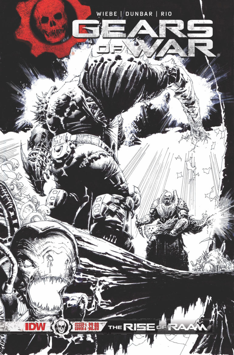 The Second Printing of Gears of War: Rise of RAAM's cover art.