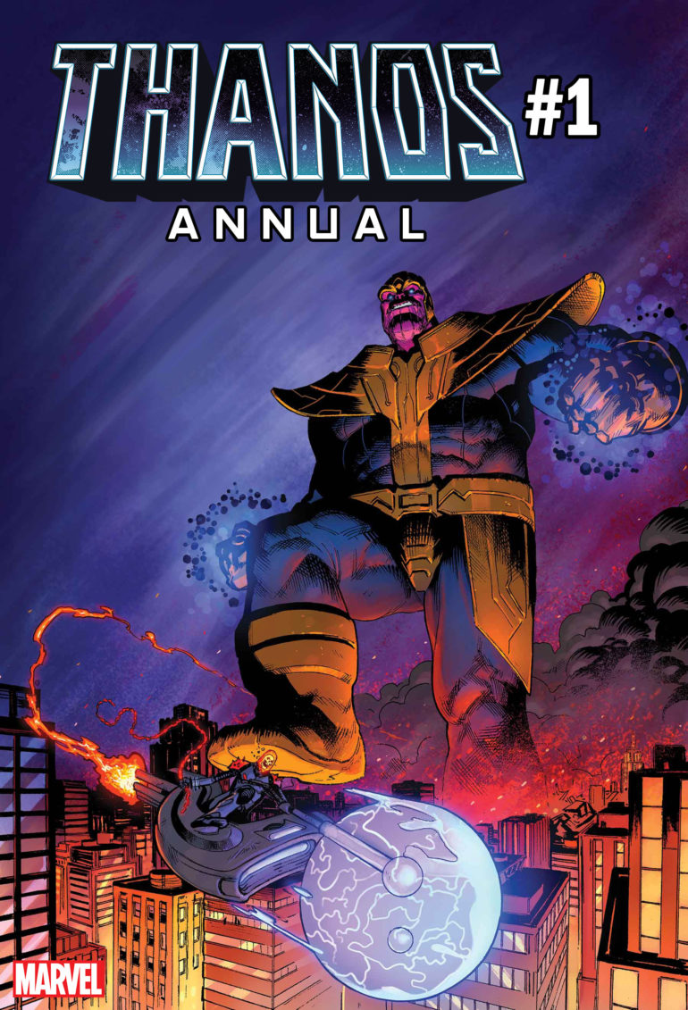 First Look at the cover of Thanos Annual #1 by Marvel Comics.