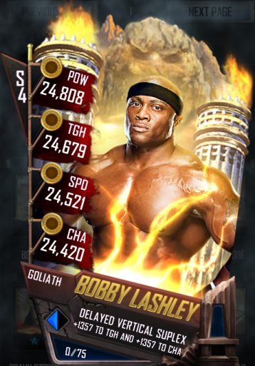 Robby's Goliath Tier WWE SuperCard wrestling card.