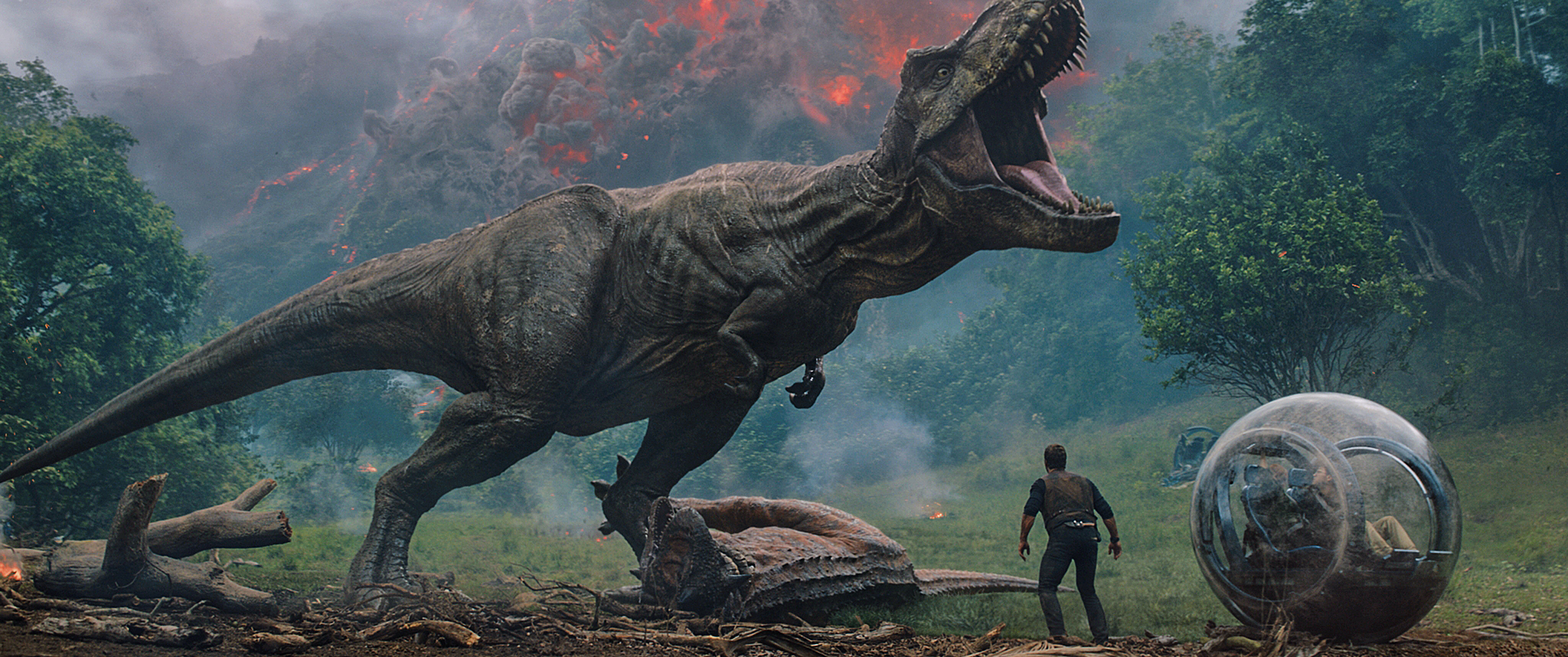 Jurassic World: Fallen Kingdom - T-Rex save