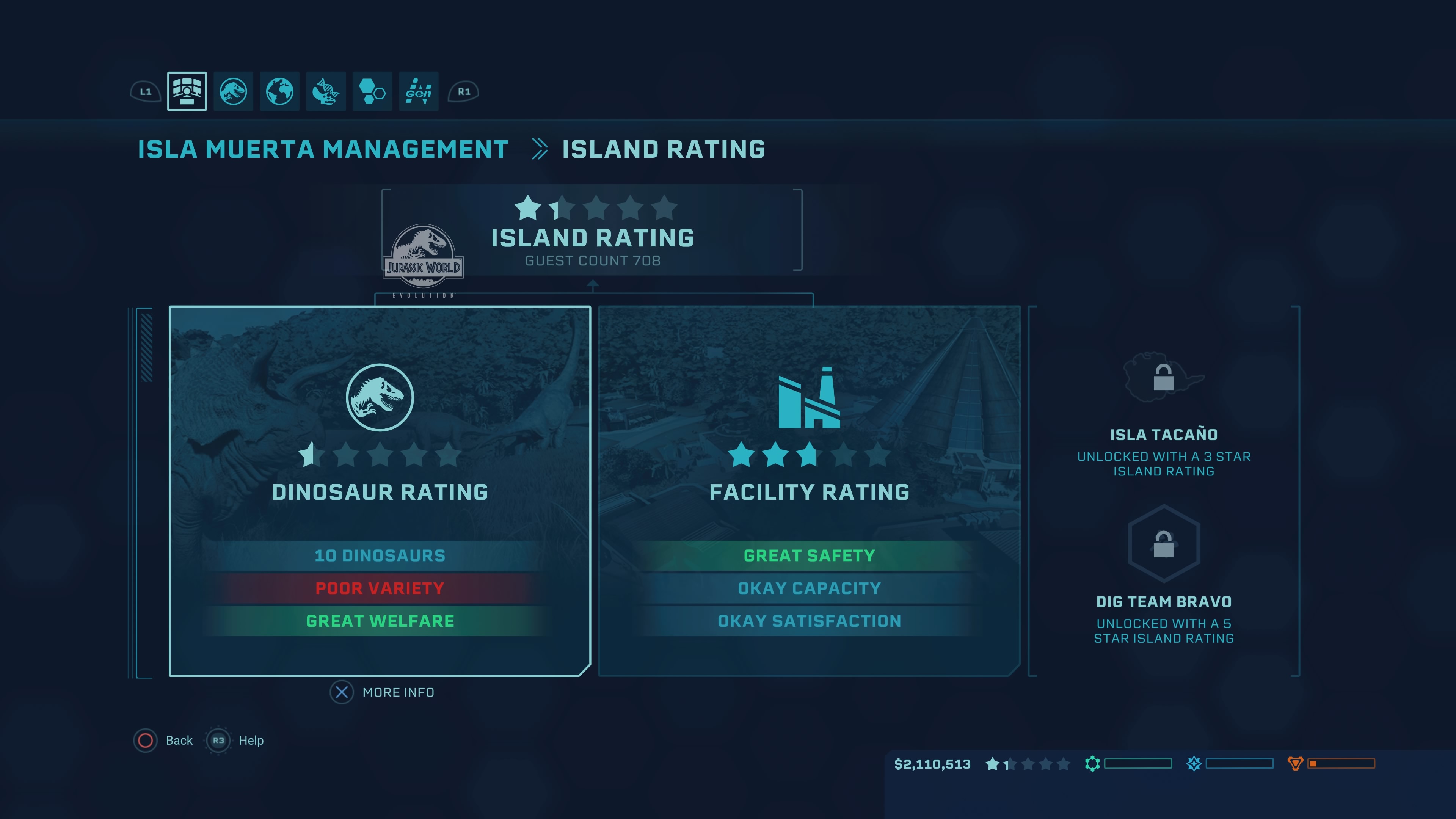 Jurassic World Evolution - rating